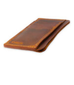 Maurice – Leather Unisex Card Holder Cognac Right Perspective