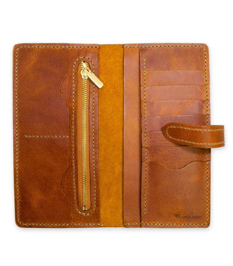 Madame Bouchotte – Women’s Leather Wallet Camel | Rakish Angel