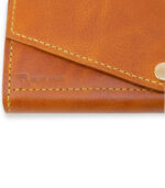 Madame Gilberte – Camel Women’s Leather Wallet part view